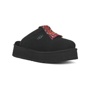 UGG Tazz Tazzle Black Slippers with Vibrant Trim size 8